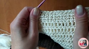 Простая сумка-шопер крючком из рафии