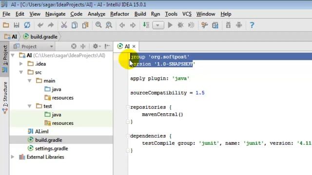 How to create gradle project in intellij IDEA смотреть онлайн