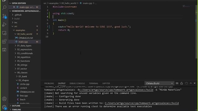082422 COSC 1337 C++ intro смотреть онлайн