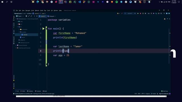9 Variables in Kotlin var смотреть онлайн