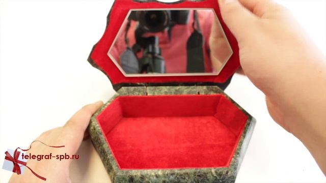 Шкатулка из натурального камня шестигранная смотреть онлайн