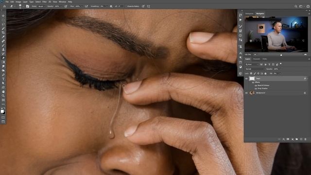 Give you photos another dimension with REALISTIC TEARS in Photoshop смотреть онлайн