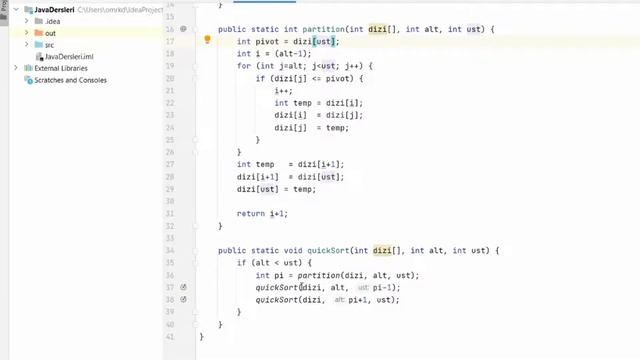 66 - Java ile Quick Sort | Sıralama Algoritmaları 5 смотреть онлайн