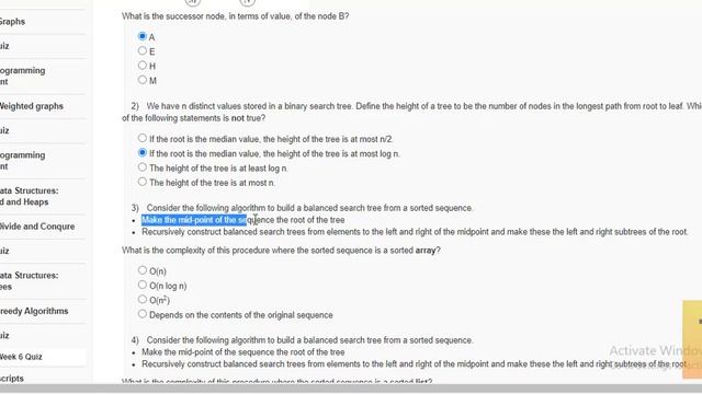 Design and Analysis of Algorithms | NPTEL Course | Week6 Quiz Solution | SEP 2020 смотреть онлайн
