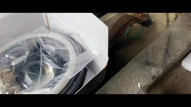 LED Halo Headlight Install - 1977 FORD F-150 смотреть онлайн