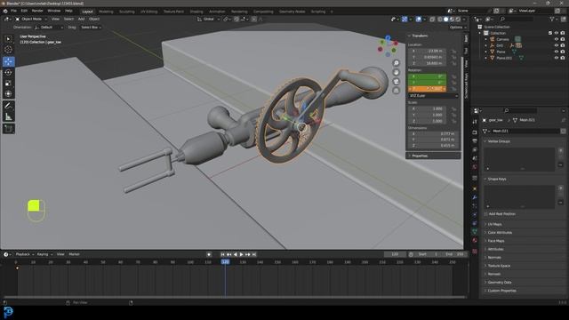 Blender Tutorial: 3D Cloth Winding Drill Animation | HD смотреть онлайн