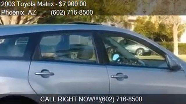 2003 Toyota Matrix XR 4dr Wagon for sale in Phoenix, AZ 8501 смотреть онлайн