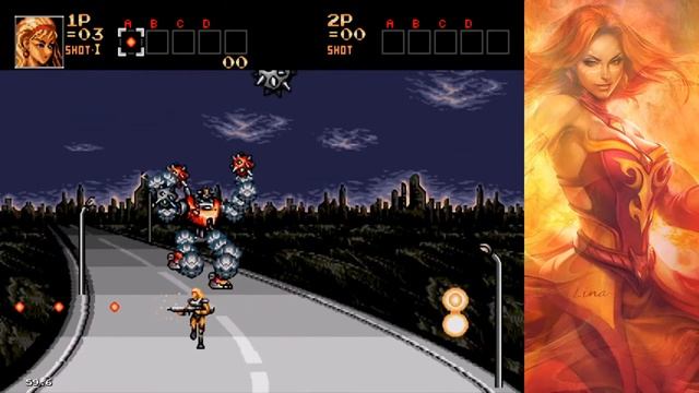 Contra Hard Corps - СТАНДАРТНОЕ ОРУЖИЕ БЕЗ СМЕРТЕЙ, СЕКРЕТНАЯ КОНЦОВКА (Прохождение на русском) смотреть онлайн