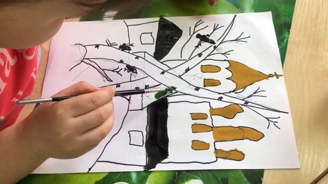 Кружок ИЗО Рисование по картине А.К.Саврасова"Грачи прилетели" смотреть онлайн