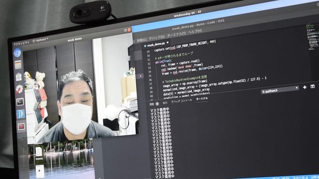 NVIDIA Jetson Xavier NX マスク判定デモ смотреть онлайн