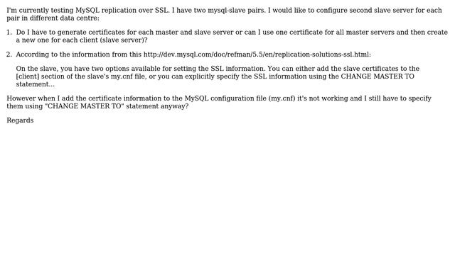DevOps & SysAdmins: MySQL SSL replication смотреть онлайн