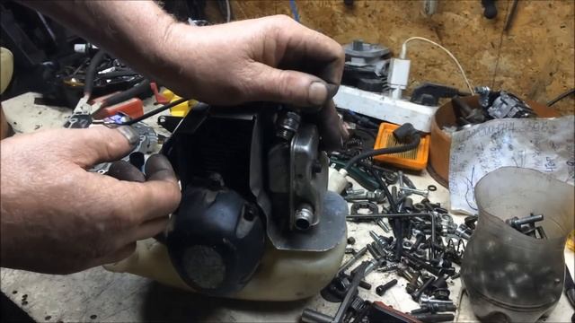 Триммер "Чемпион-Т283" Предпродажная подготовка завалявшегося (с 2008г.)двигателя!) смотреть онлайн