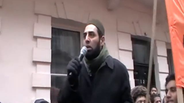 Hizb demonstration 29th at Egyptian embassy (English) смотреть онлайн
