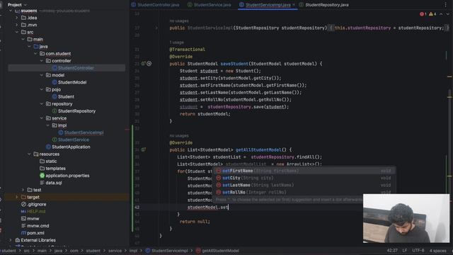 JPA GET API with Select Data from H2 Database 9 смотреть онлайн
