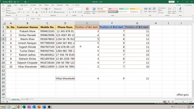 How To Apply Nested Find Function in Excel? | Excel में Nested Find Function कैसे Apply करे? смотреть онлайн