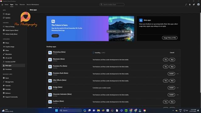How To Install Photoshop AI Beta with Generative Fill 2023 Update | Photoshop Download смотреть онлайн