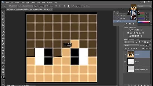 Minecraft Animated Face Tutorial смотреть онлайн