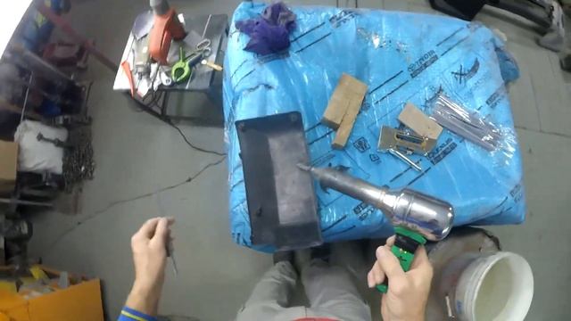 Как самому восстановить форму и заварить разрывы на бамперах из пластика Pajero ч4. смотреть онлайн