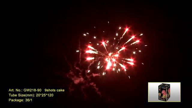 салют Темный Колдун 9 залпов (калибр 0,8) смотреть онлайн