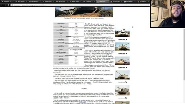 War Thunder - OF-40 Mk.2A Coming in 1.85 and A Snail смотреть онлайн
