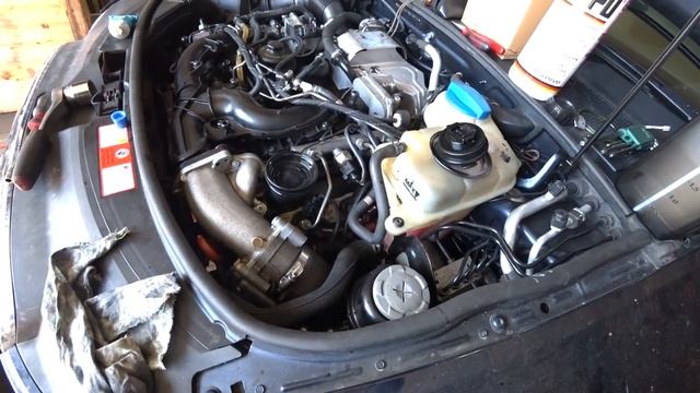 Техническое обслуживание двигателя 3.0 TDI на A6 C6. смотреть онлайн