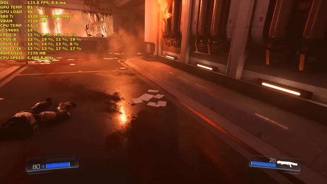 DOOM ULTRA SETTINGS 1440P | GTX 980Ti | i7 5960X 4.5GHz смотреть онлайн