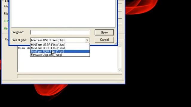 Genovation MiniTerm-K ROM Upload Instruction смотреть онлайн