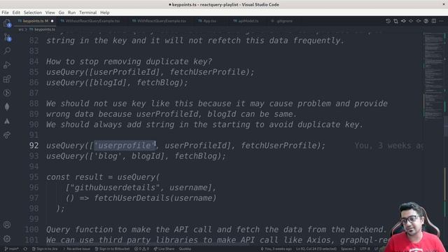 React Query Course #2 | Query keys and Query Function | Beginner to Pro | Hindi | Anuj Singla смотреть онлайн