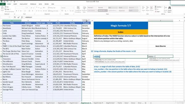 Excel INDEX Function - Job Interview Question смотреть онлайн