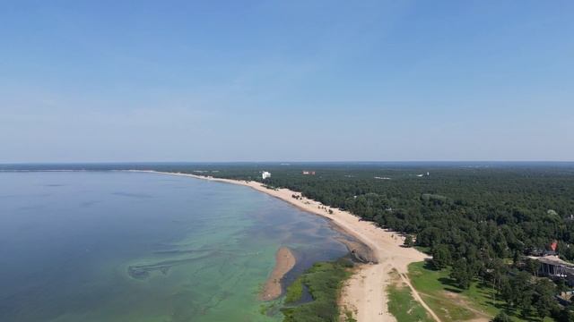 Осмотр парка и пляжа Дубки в Сестрорецке смотреть онлайн