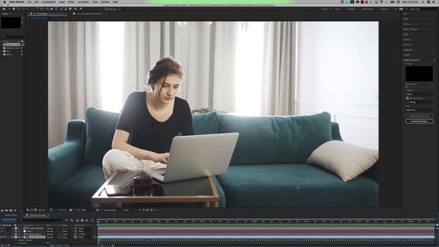 How To Remove a Logo or Object in After Effects - Content Aware Fill смотреть онлайн