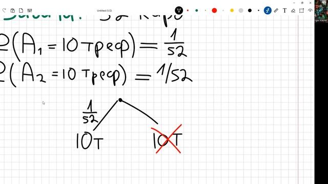 17.5 Колода карт - форума полной вероятности - решение с помощью дерева смотреть онлайн