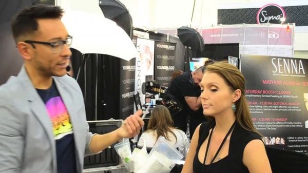 HOW TO DO MAKEUP FOR HD TELEVISION / SENNA COSMETICS PRO MAKEUP SEMINAR VIDEO - mathias4makeup