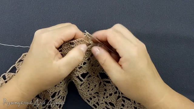 Летняя легкая кофточка крючком ч 2