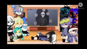 SANS AUs React to Sans,Papyrus e Gaster Vs Betty (glitchtale AMV)