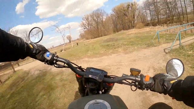 Соло покатушка на Geon Scrambler 250 перед карантином. Движение без границ. смотреть онлайн