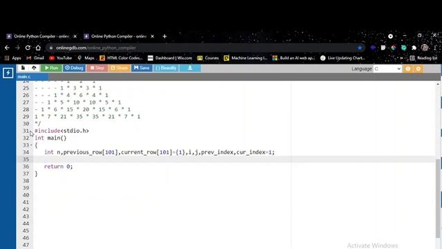 Latest Coding questions and Solutions in Python and C-Week 7 смотреть онлайн