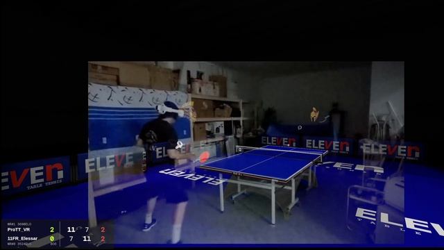 ELEVEN TABLE TENNIS VR : ROAD to 3800 (part 3) end of season4 quarterfinal vs elessar смотреть онлайн