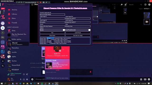 Discord Presence Writer v1 0 3 смотреть онлайн