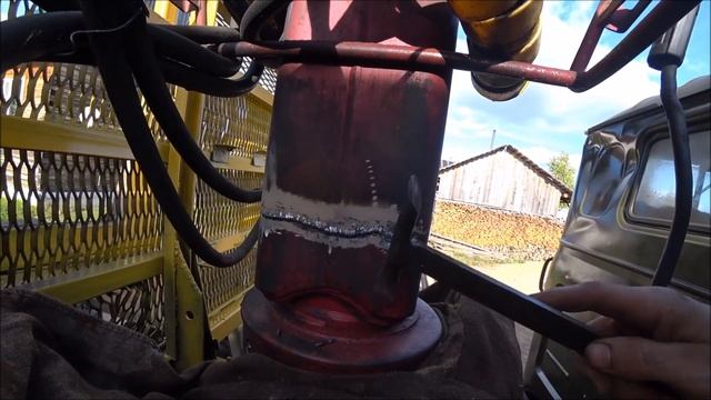 Урал лесовоз, трещина на колонне, ремонт смотреть онлайн