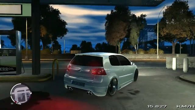 GTA IV (Grand Theft Auto IV) Volkswagen Golf V GTI sound HD смотреть онлайн