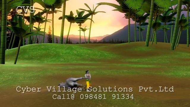 Hare Krishna 3D Animation Krishna Bhajan Song  ( Lord Krishna Songs)