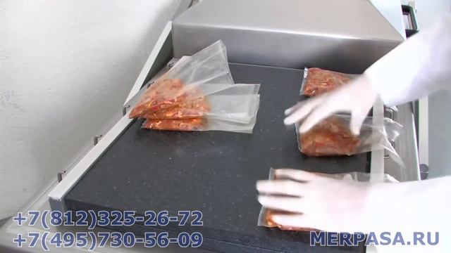 Упаковка мяса и мясных полуфабрикатов в вакуумную упаковку . Вакуумные упаковщики E Range Heavy Dut смотреть онлайн