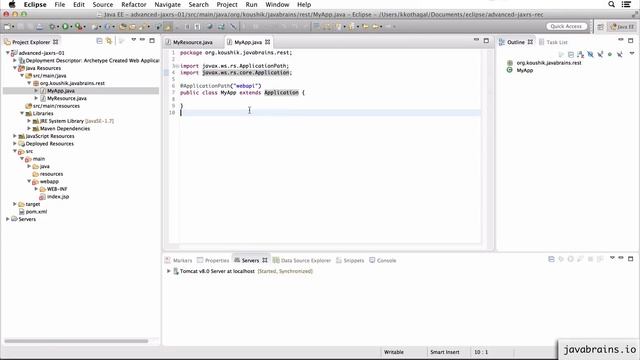 Advanced JAX-RS 05 - The Application class смотреть онлайн