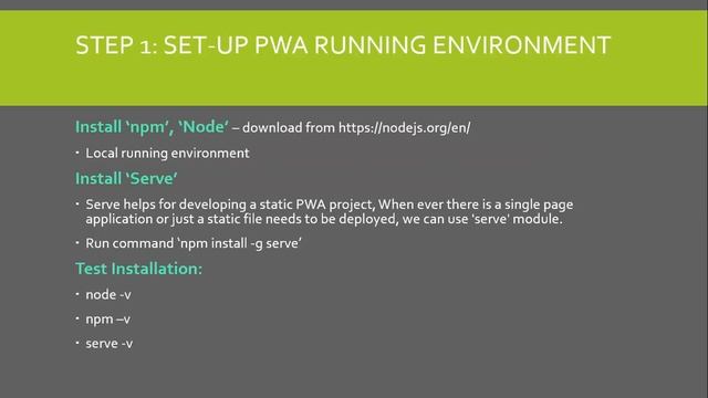 AEM Content Fragments Demo Part 2: PWA Running Ennvironment setup смотреть онлайн