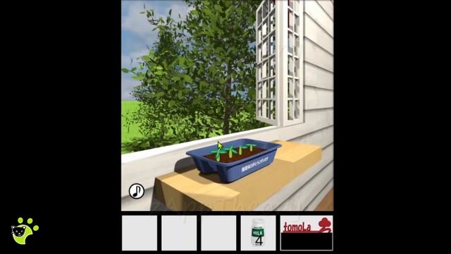 tomoLaSiDo 160 牛乳ビンのある部屋 Room with Milk Bottle Escape Challenge Full Walkthrough смотреть онлайн