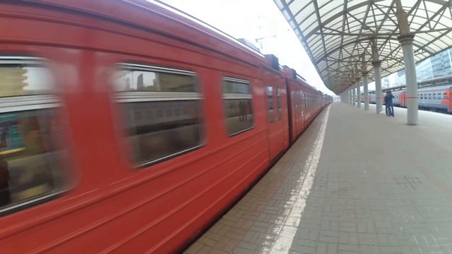Электропоезд ЭД4М-0298 Аэроэкспресс станция Москва Киевская 2.10.2016 смотреть онлайн