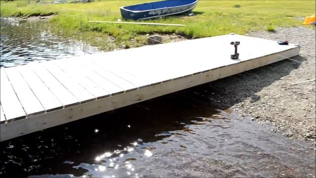 How to build a floating dock using barrels смотреть онлайн
