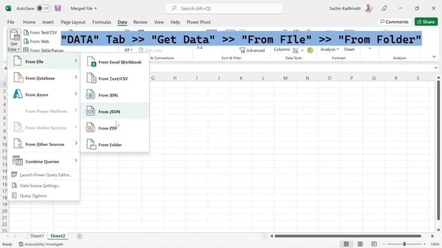 Combine Data from Multiple excel files in one file || Excel Everyday || Time Saving Excel Tricks смотреть онлайн